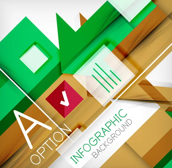 Infographic abstracte achtergrond — Stockvector