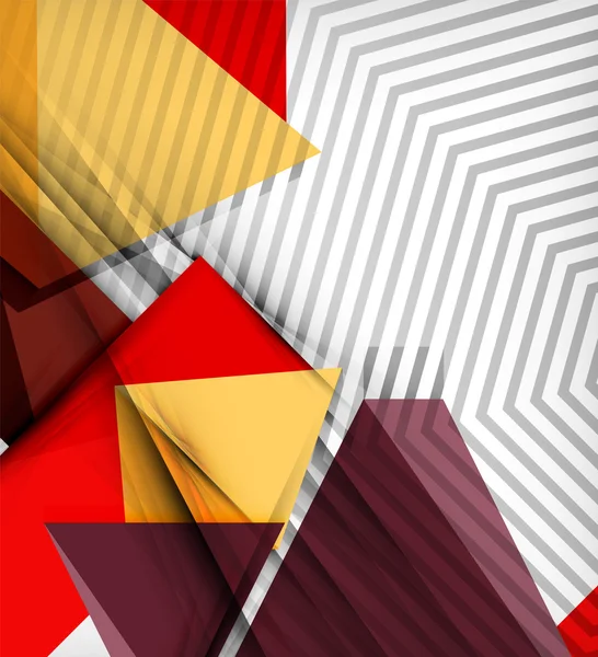 Geometrische vector abstracte achtergrond — Stockvector