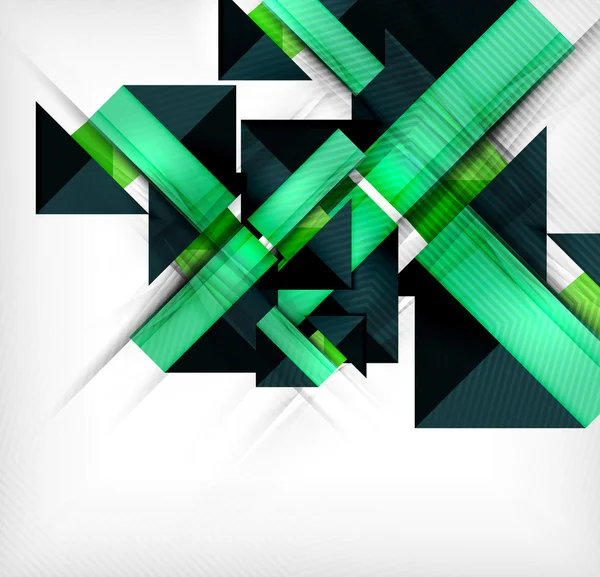 Geometriska färgstarka figurer abstrakt bakgrund — Stock vektor