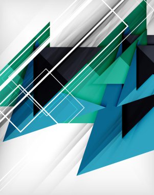 renkli geometrik şekiller arka plan