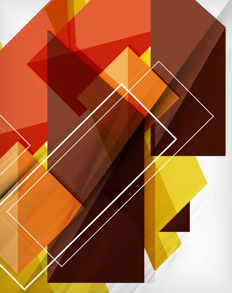 Formas geométricas coloridas fundo abstrato — Vetor de Stock