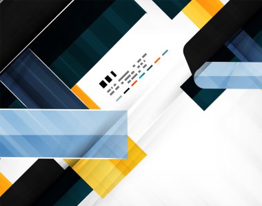 Geometrik şekil iş şablonu