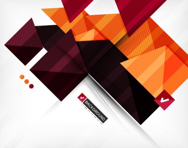 soyut geometrik şekil oluşturma