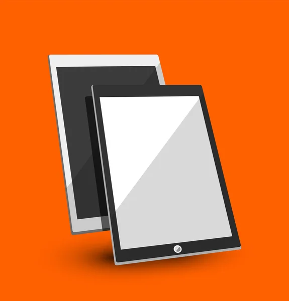 Tablet PC platte concept — Stockvector