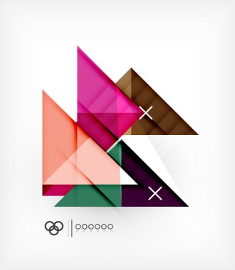 broşür için geometrik şablon | Kitapçık