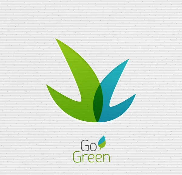 Groene blad aard concept — Stockvector