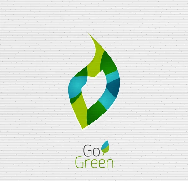 Groene blad aard concept — Stockvector