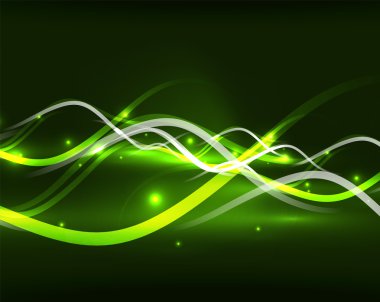 soyut parlak çizgiler