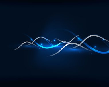 Neon parlak çizgiler arka plan soyut