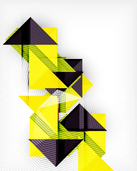 Triangolo forma geometrica sfondo astratto — Vettoriale Stock