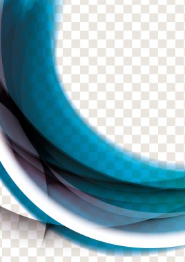 Dalga soyut kurumsal broşür baskı tasarımı