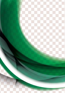 Dalga soyut kurumsal broşür baskı tasarımı