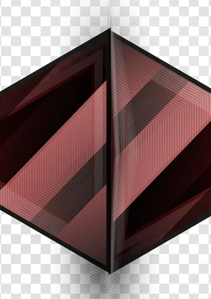 Glas geometrische Informationen Hintergrund — Stockvektor