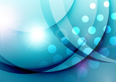 zarif renk dalgaları ışık patlamaları ile