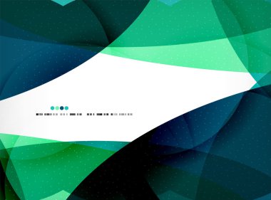 büyük geometrik şekiller kurumsal iş şablonu