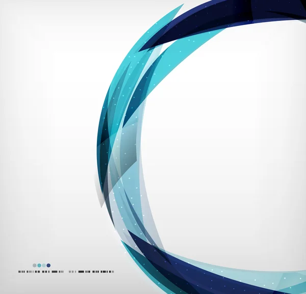 Bague bleue - bulle abstraite d'affaires — Image vectorielle
