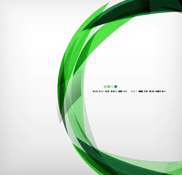 Grüner Ring - abstrakte Blase — Stockvektor