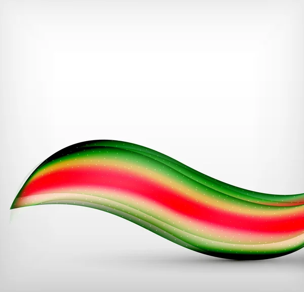 Doux entreprise colorée design élégant vague — Image vectorielle