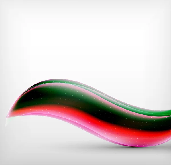 Suave colorido negocio elegante diseño de onda — Vector de stock