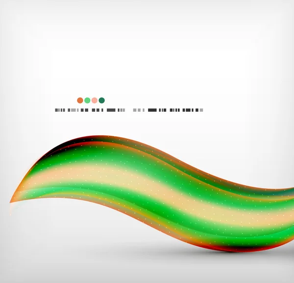 Doux entreprise colorée design élégant vague — Image vectorielle