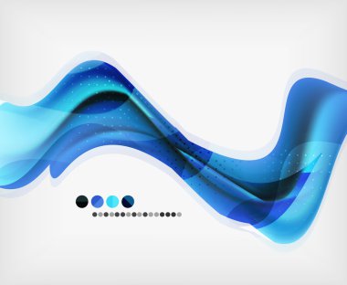 soyut bulanık dalgalar havada