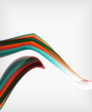 soyut bulanık dalgalar havada