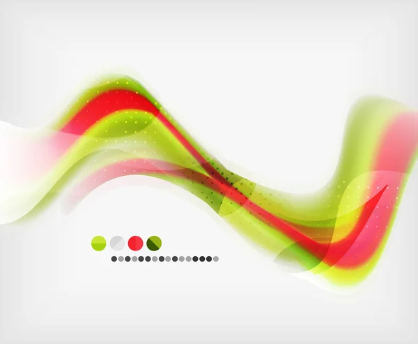 Abstrakt suddiga vågor i luften — Stock vektor