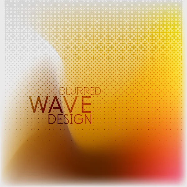 Textured blurred color wave background — Stock Vector