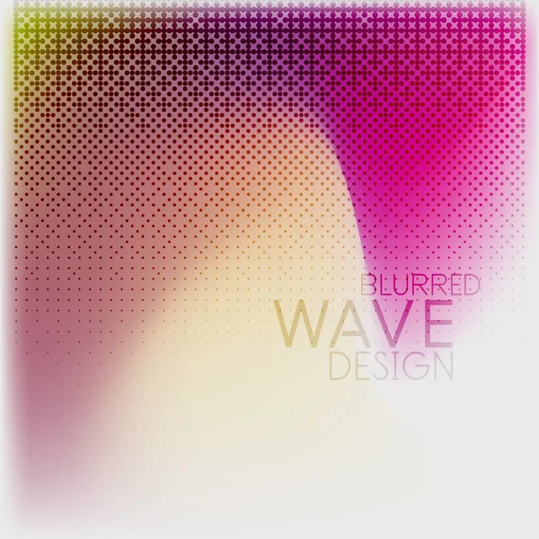 Textured blurred color wave background — Stock Vector