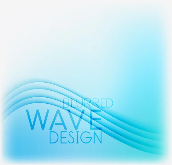 Textured blurred color wave background — Stock Vector