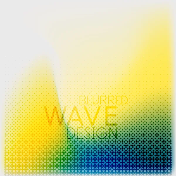 Textured blurred color wave background — Stock Vector