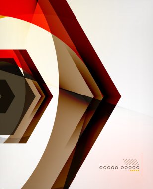 ok geometrik şekil iş arka