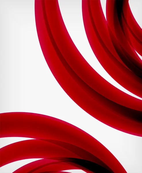 Elegant swirl shaped modern business template — Stock Vector