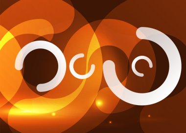 soyut parlak çizgiler