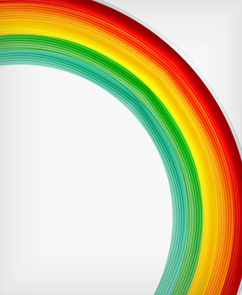 Modèle de conception abstraction d'onde de couleur arc-en-ciel — Image vectorielle