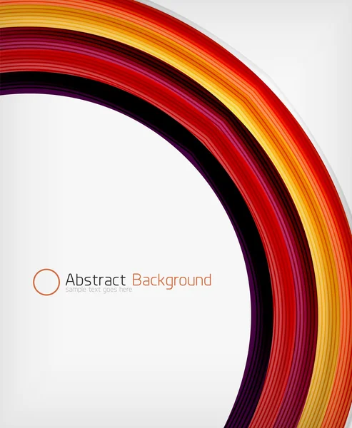 Rainbow färg våg abstraktion formgivningsmall — Stock vektor