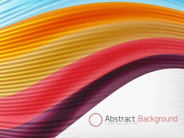 Arcobaleno modello di disegno astrazione onda di colore — Vettoriale Stock