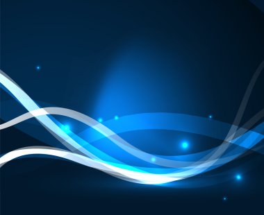 soyut parlak çizgiler