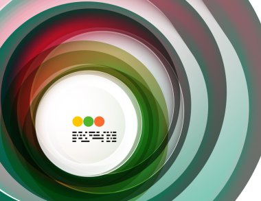 geometrik renkli daireler arka plan