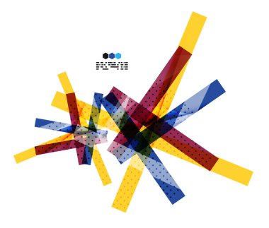 vektör ışık geometrik kompozisyonlar