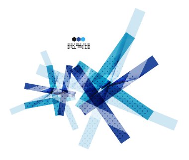 vektör ışık geometrik kompozisyonlar