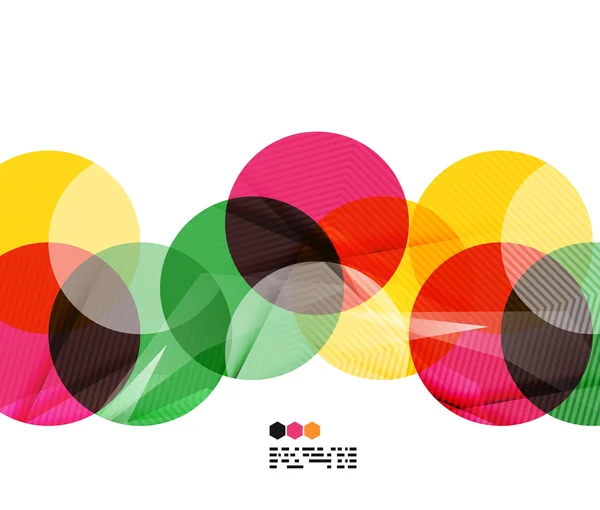 Modèle de conception moderne géométrique coloré — Image vectorielle