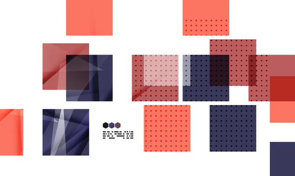 Modèle de conception moderne géométrique coloré lumineux — Image vectorielle