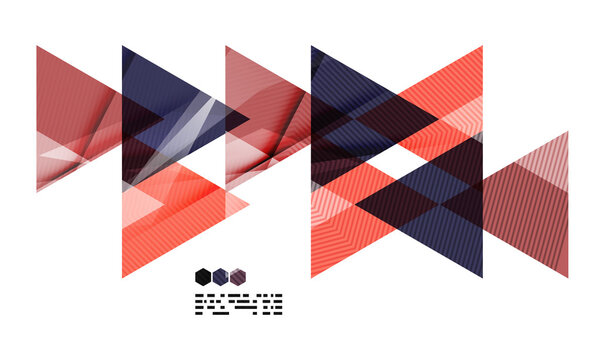 Яркий красочный геометрический шаблон современного дизайна
