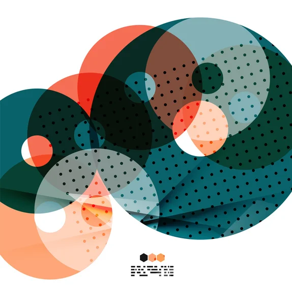 Composiciones geométricas de luz vectorial — Vector de stock