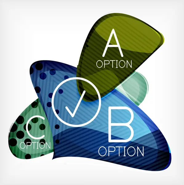 Alternativet infographic presentation layout — Stock vektor