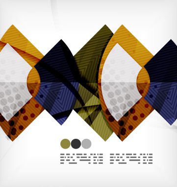 yarım daire geometrik vektör arka plan