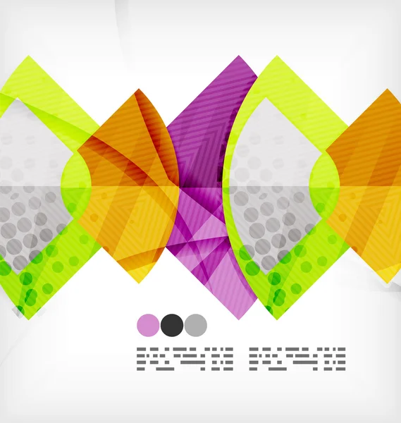 Semicírculo vector geométrico fondo abstracto — Archivo Imágenes Vectoriales