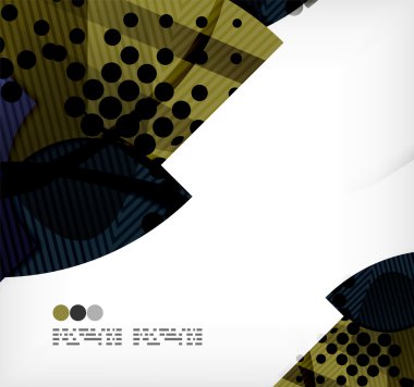 yarım daire geometrik vektör arka plan