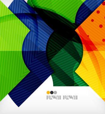 Soyut geometrik şekiller arka plan